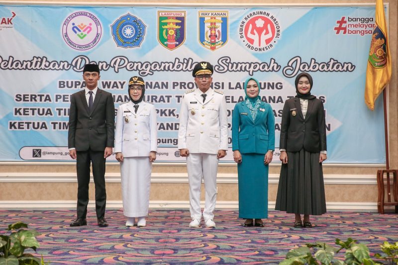 Jalankan Amanah dengan Penuh Dedikasi demi Kepentingan Masyarakat, Pelantikan Bupati Way Kanan 2025-2030