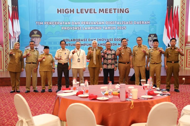 Pertumbuhan Ekonomi Lampung Triwulan I 2025 Capai 5,47%, Tertinggi dalam 5 Tahun Terakhir, Pemprov Lampung Perkuat Sinergi Lintas Sektor Membangun Ekosistem Digital Menyeluruh dari Pusat Hingga Daerah