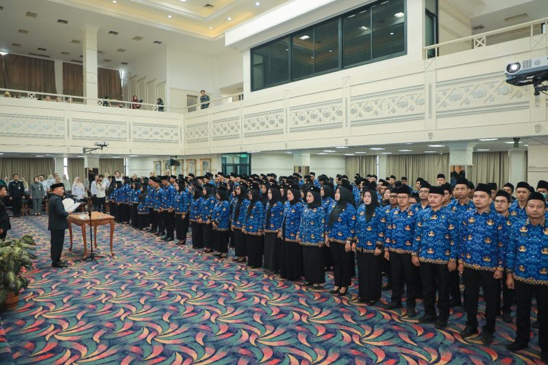 5.469 PPPK Tahap I yang Tersebar di Berbagai Kantor OPD di Provinsi Lampung Jalani Prosesi Pelantikan