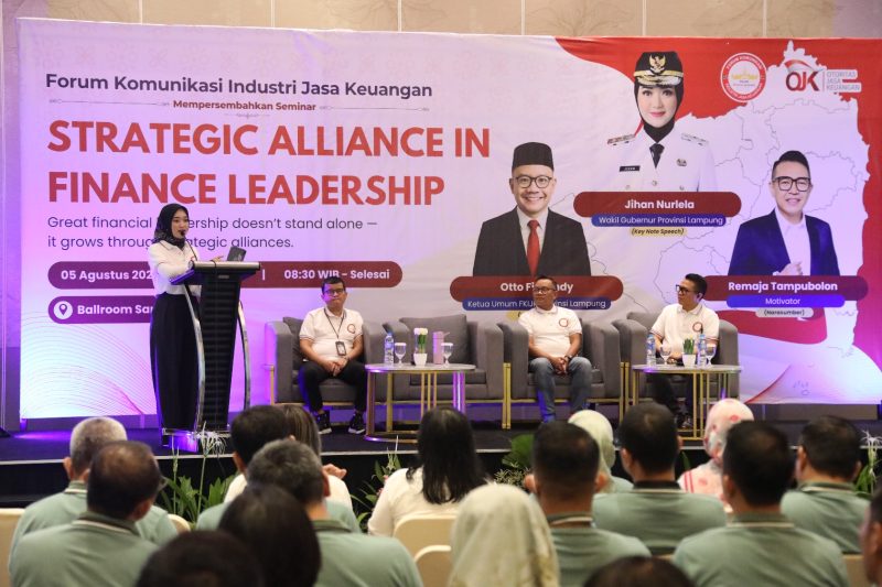 Transformasi Digital dan Strategi Kepemimpinan Keuangan Jadi Fokus Seminar Forum Komunikasi Industri Jasa Keuangan Lampung