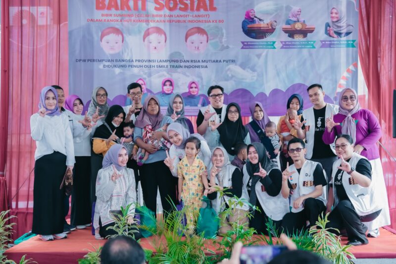 Pemprov Lampung Apresiasi Bakti Sosial Operasi Bibir Sumbing Gratis yang Diselenggarakan Perempuan Bangsa Bekerja Sama dengan Smile Train dan RS Mutiara Putri