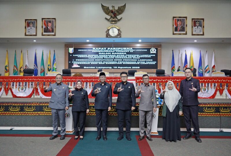 Raperda Perubahan APBD 2025 Disepakati, Pemprov dan DPRD Lampung Perkuat Sinergi