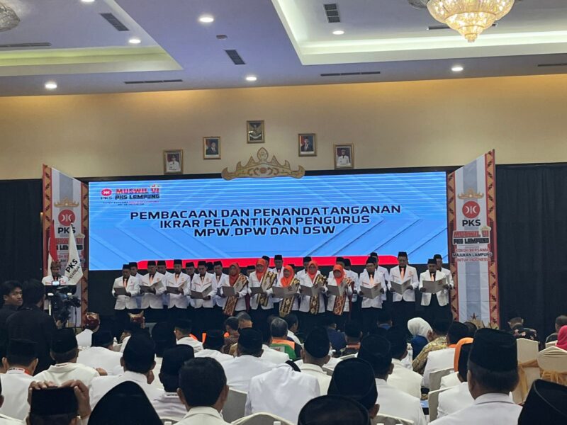 DPW PKS Lampung Periode 2025–2030 Resmi Dilantik
