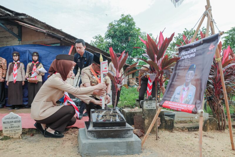 Ziarah dan Penetapan Almarhum H. Mursyid Arsyad sebagai Tokoh Gerakan Pramuka Lampung