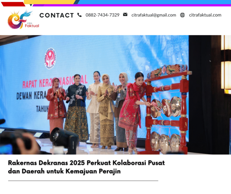 Rakernas Dekranas 2025 Perkuat Kolaborasi Pusat dan Daerah untuk Kemajuan Perajin
