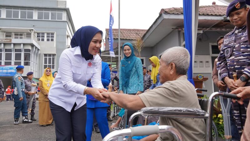 Gerakan Pangan Murah, Layanan Kesehatan dan Donor Darah Warnai Perayaan HUT PMI dan TNI AL