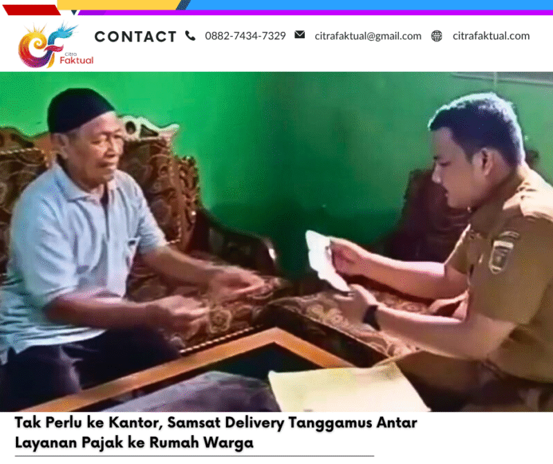 Tak Perlu ke Kantor, Samsat Delivery Tanggamus Antar Layanan Pajak ke Rumah Warga