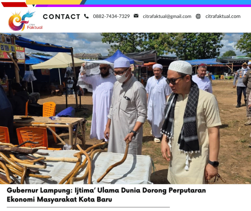 Gubernur Lampung: Ijtima’ Ulama Dunia Dorong Perputaran Ekonomi Masyarakat Kota Baru