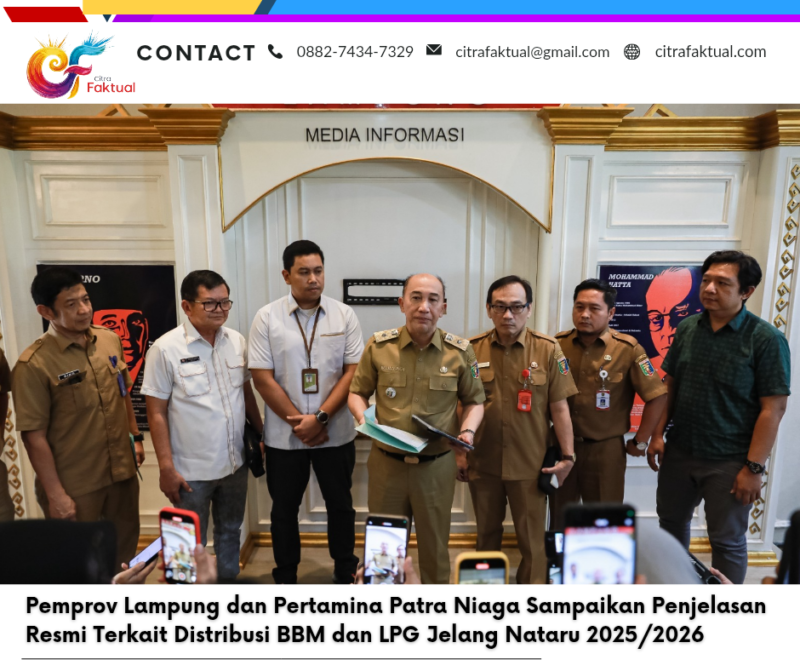 Pemprov Lampung dan Pertamina Patra Niaga Sampaikan Penjelasan Resmi Terkait Distribusi BBM dan LPG Jelang Nataru 2025/2026