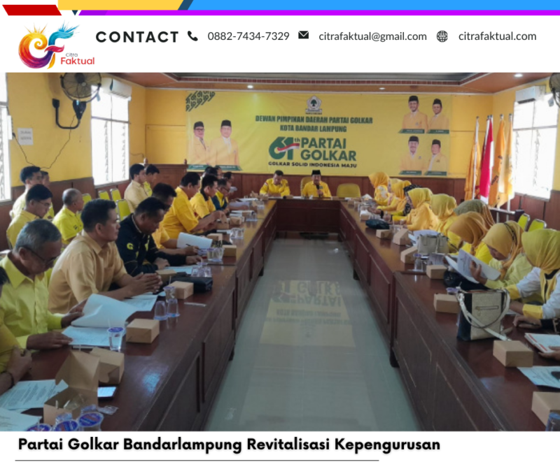 Partai Golkar Bandarlampung Revitalisasi Kepengurusan