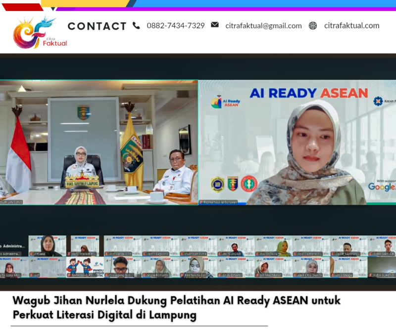 Wagub Jihan Nurlela Dukung Pelatihan AI Ready ASEAN untuk Perkuat Literasi Digital di Lampung