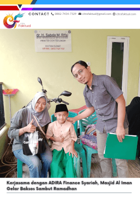 Kerjasama dengan ADIRA Finance Syariah, Masjid Al Iman Gelar Baksos Sambut Ramadhan