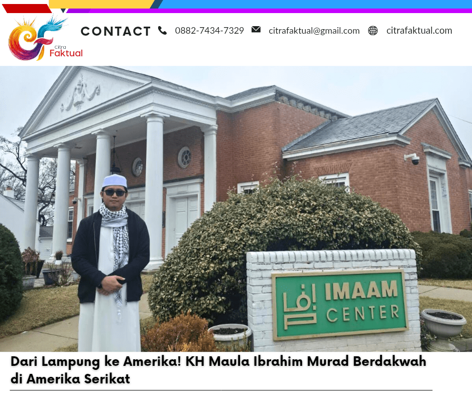 Dari Lampung ke Amerika! KH Maula Ibrahim Murad Berdakwah di Amerika Serikat
