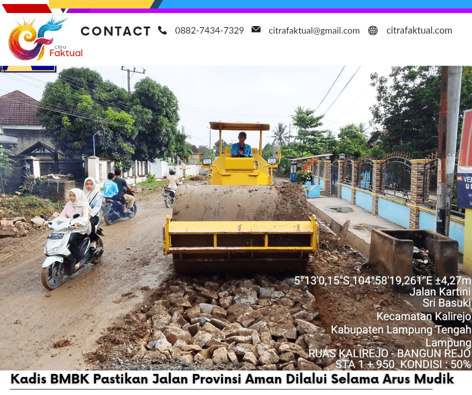 Kadis BMBK Pastikan Jalan Provinsi Aman Dilalui Selama Arus Mudik