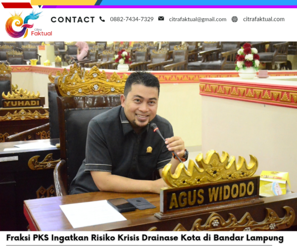 Fraksi PKS Ingatkan Risiko Krisis Drainase Kota di Bandar Lampung
