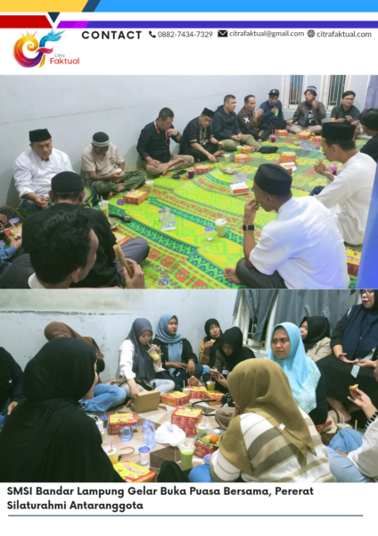 SMSI Bandar Lampung Gelar Buka Puasa Bersama, Pererat Silaturahmi Antaranggota