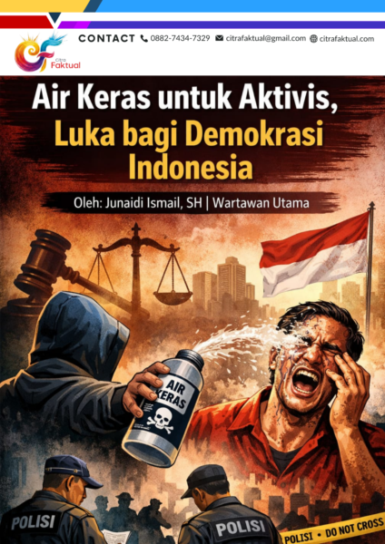 Air Keras untuk Aktivis, Luka bagi Demokrasi Indonesia
